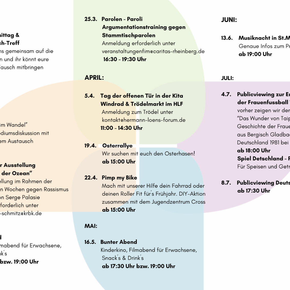 Programm HLF 1.Halbjahr 2025